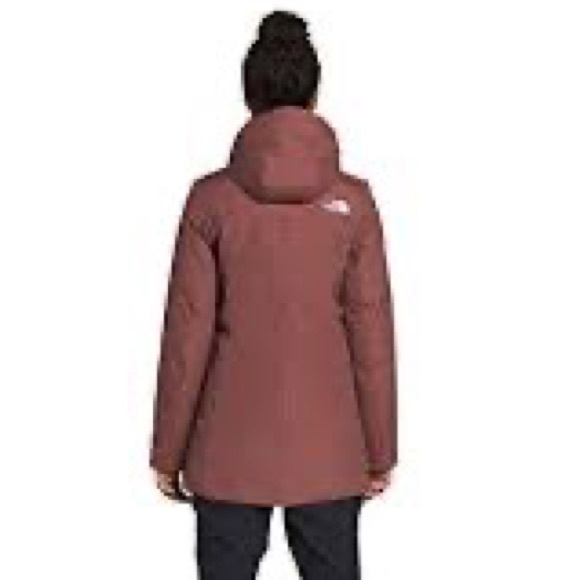 NWT The North Face Pilson Down Jacket Marron Purple Size Small - Picture 3 of 16